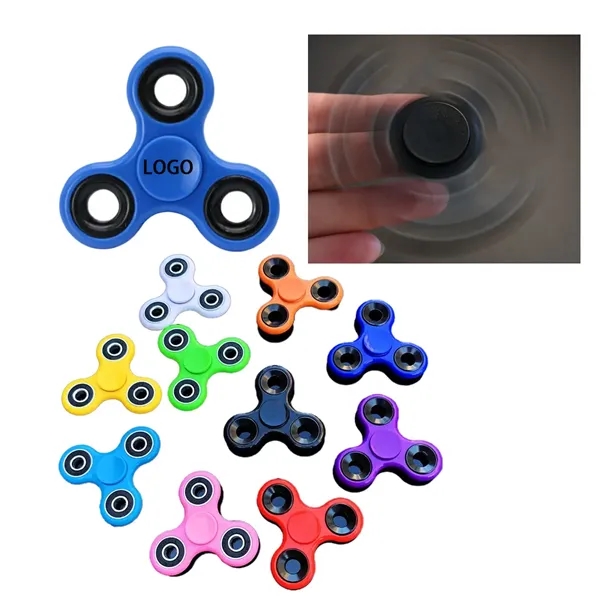 ABS Plastic Pressure-Reducing Three-leaf Fidget Spinner
