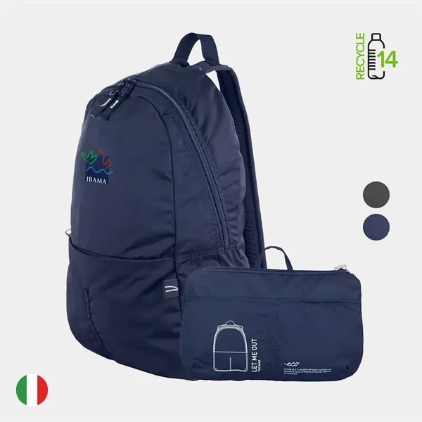 TUCANO® Italy Recycled Exclusive Foldable Backpack