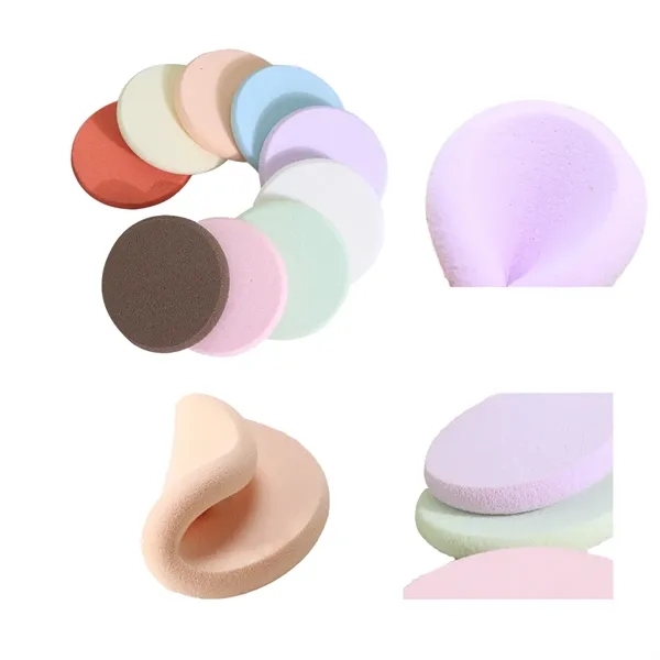 Round Facial Lady Beauty Makeup Foundation Powder Puff