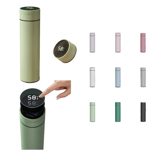 Smart Sports Insulated Cup with LED Temperature Display