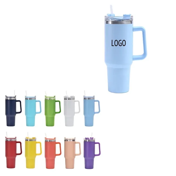 Custom Multicolor 40Oz Stainless Steel Car Cup