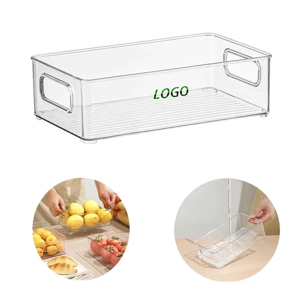 Custom Clear Storage Containers with Handle