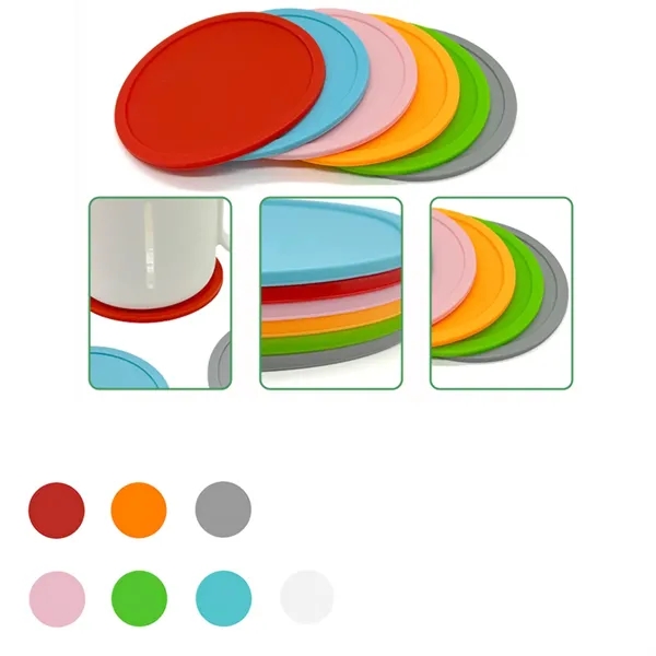 Custom Round Silicone Insulation Mats Coasters