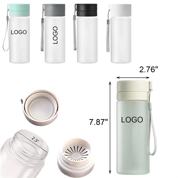 MOQ 50 Frosted Plastic Water Bottle -20 OZ