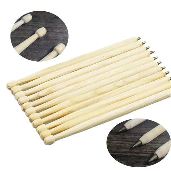 Wooden Drumstick Shaped Ballpoint Pen
