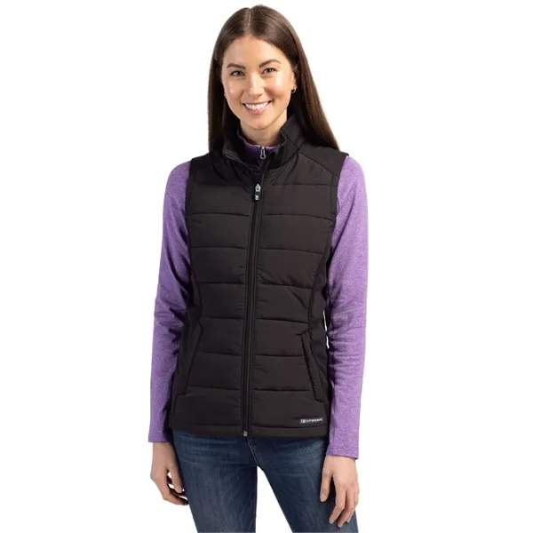 Cutter & Buck Evoke Recycled Honeycomb Fleece Womens Hybr...