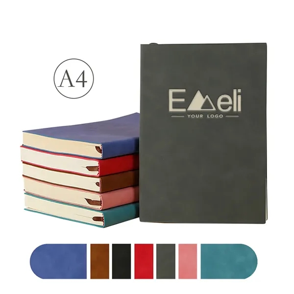 A4 Super Thick Notebook with Soft Cover