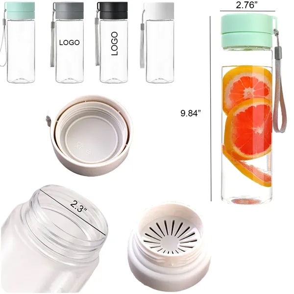 Plastic Water Bottle Clear Cup -27 OZ