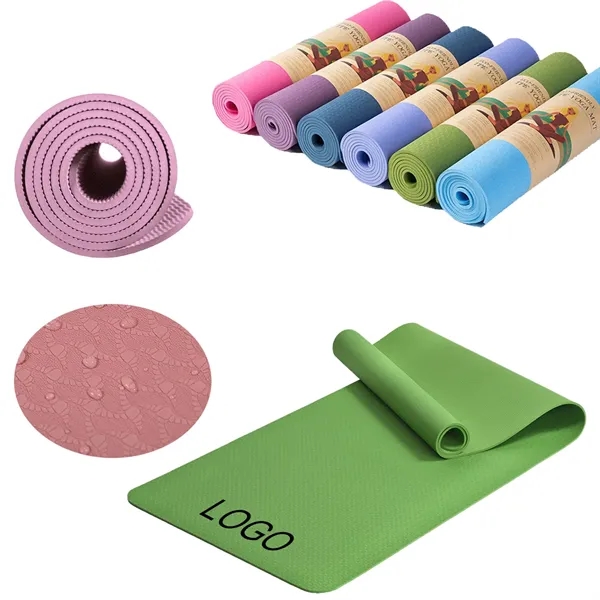 MOQ 5 Custom Colorful Tpe Home Yoga Mat