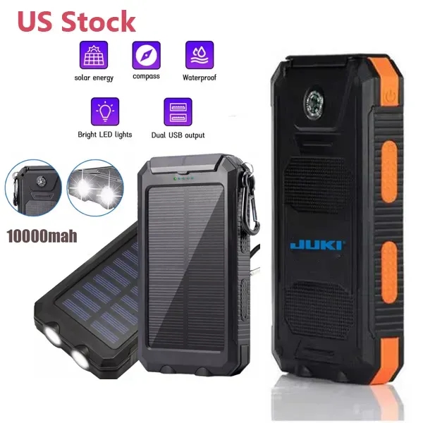 Quick Ship 10,000mAh Outdoor Waterproof  Power Bank with LED