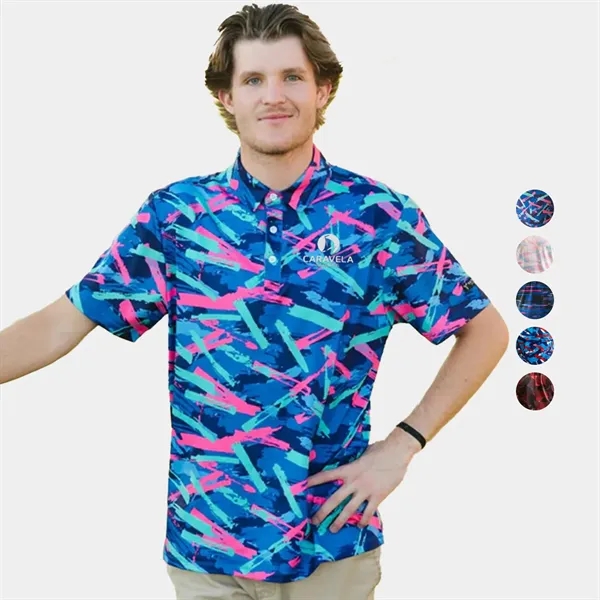 YATTA Golf® Freedom UltraFlex Wrinkle Resistant Golf Polo