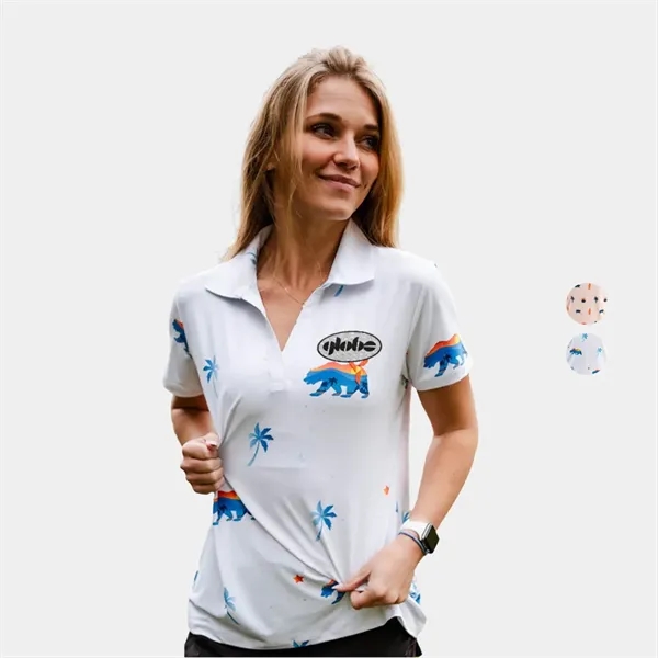 YATTA Golf® Cali Bear Moisture Wicking non iron Golf Polo