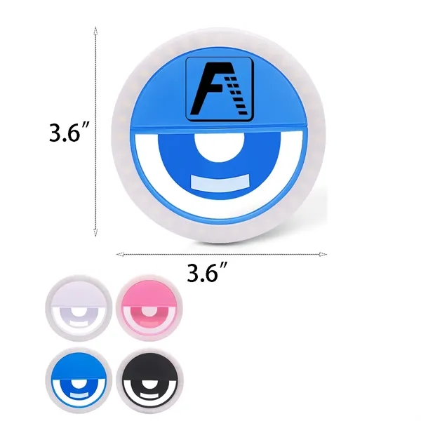 Portable LED Mobile Phone Selfie Ring Flash