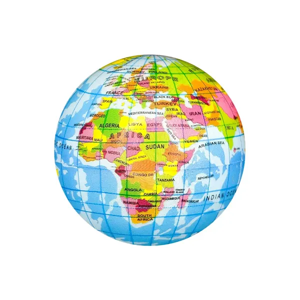 Printed Globe PU Ball 3”