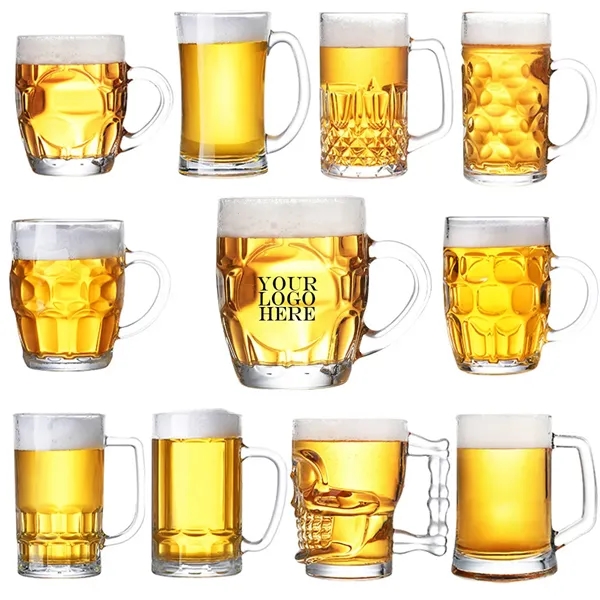 MOQ 72 9OZ Cute Handle Beer Mug