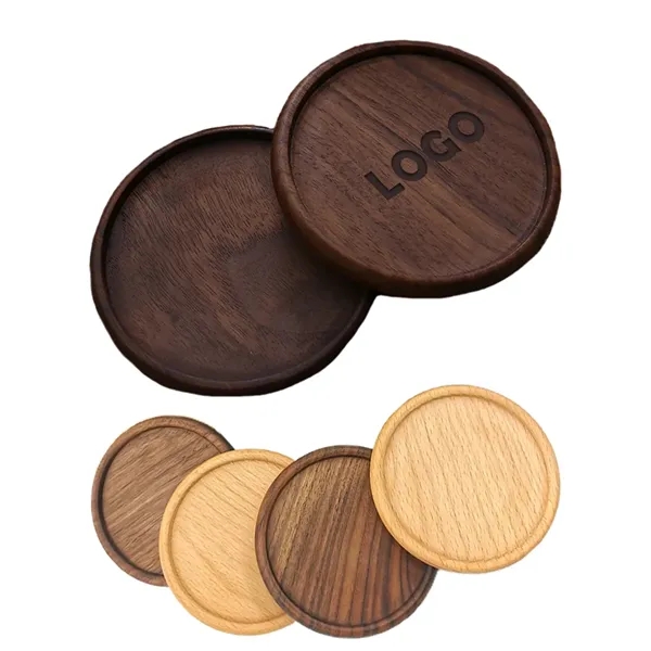 Eco-Friendly Wooden Round Coasters