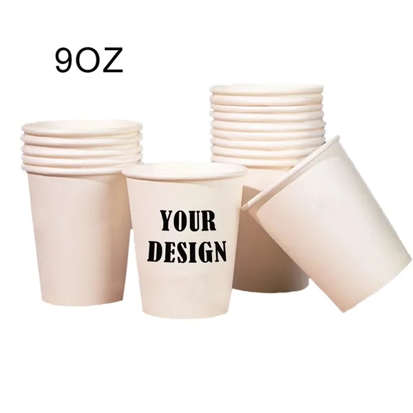 9 Oz Disposable Thickened Paper Coffe Cup