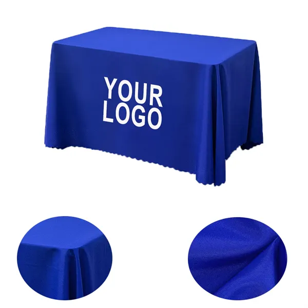 6FT Polyester Custom Table Throw