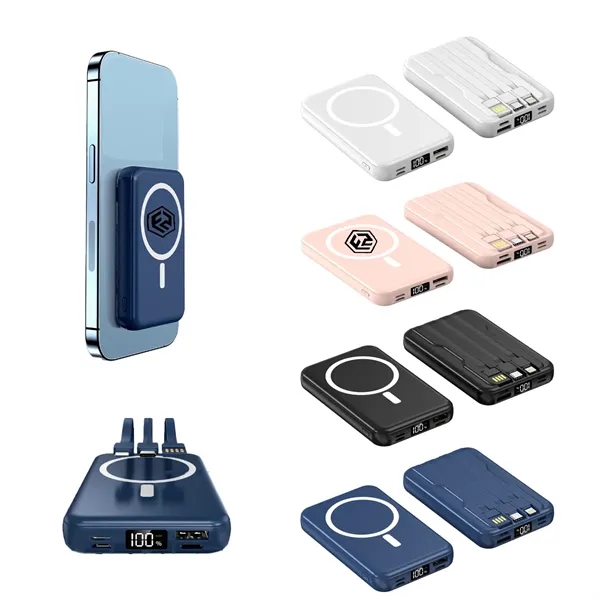 Magnetic Portable Charger With Cord