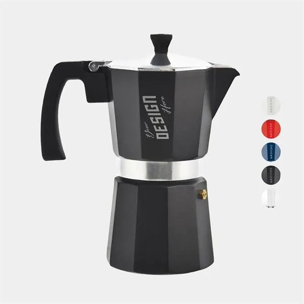 GROSCHE® 6 Cup Stovetop Moka Pot Espresso Coffee Maker