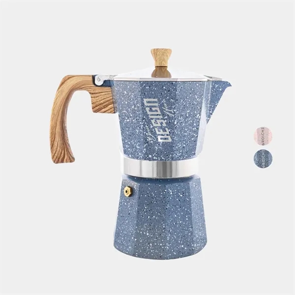 GROSCHE® Stone 3 Cup Stovetop Moka Pot Espresso Coffee Maker