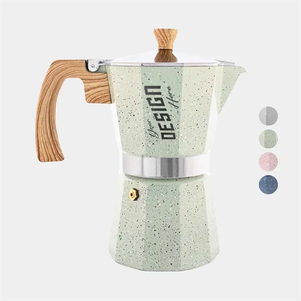 GROSCHE® Stone 9 Cup Stovetop Moka Pot Espresso Coffee Maker