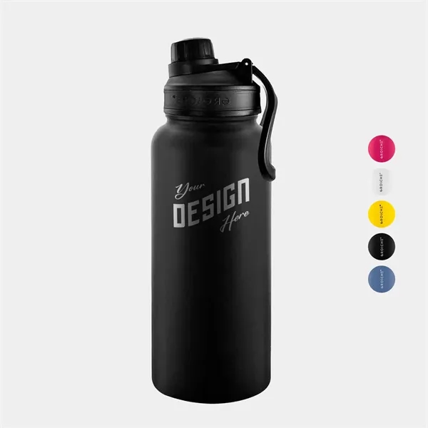 32 oz. GROSCHE® CHICAGO Insulated Water Bottle with Chug Lid