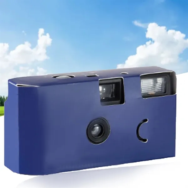 Full Color Disposable Flash Camera with 12/17/27 Exposures