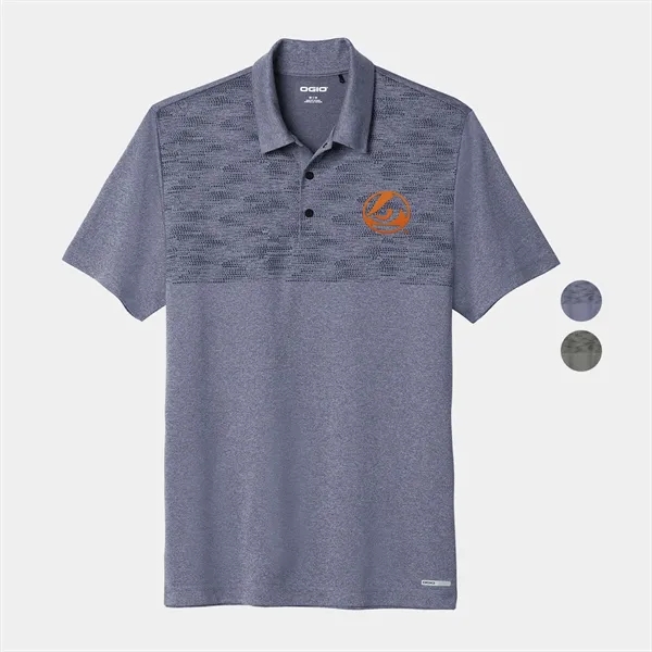 OGIO® Men's 3-Snap Placket Polo T-Shirt