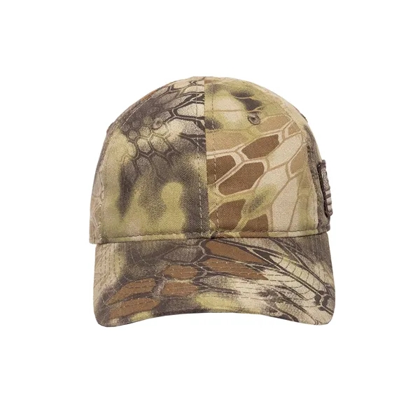 Outdoor Cap Unstructured Camo With Flag Hat