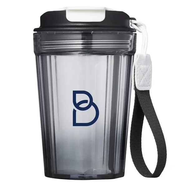 Prime Line Hampton 12oz Travel Tumbler With Wrist Strap