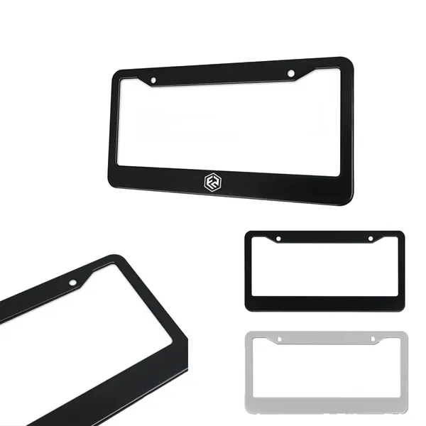 Aluminum Alloy License Plate Frame with Screw Caps