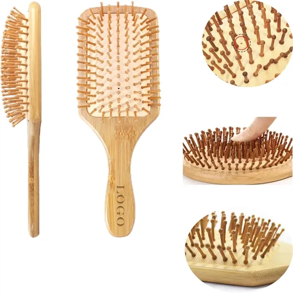 MOQ 50 Custom Bamboo Air Cushion Comb