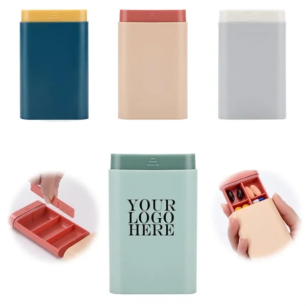 MOQ 100 PP Portable Small Pill Box