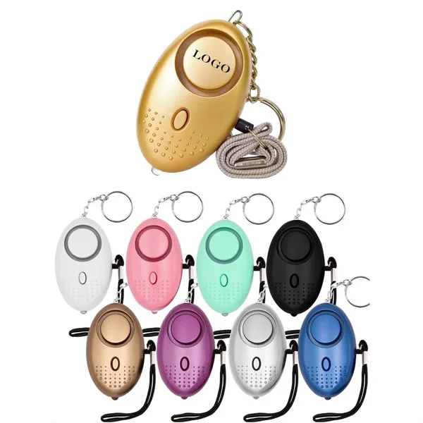MOQ 50 Personal Security Alarms Keychain Self Defense Light