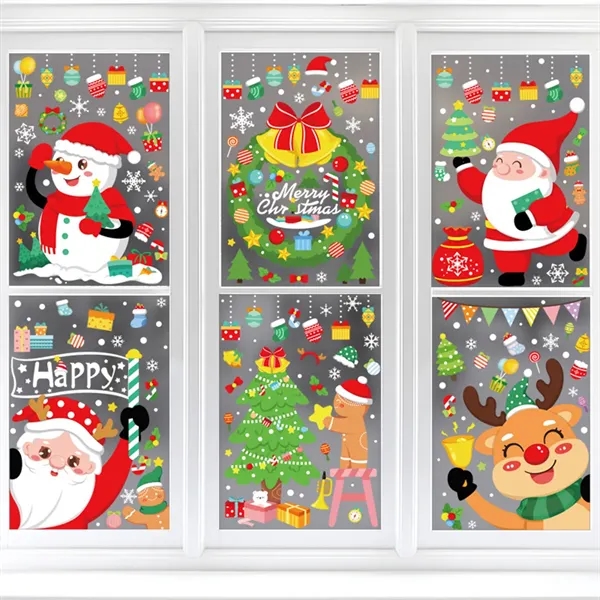 Custom Christmas Window Static Sticker Decals