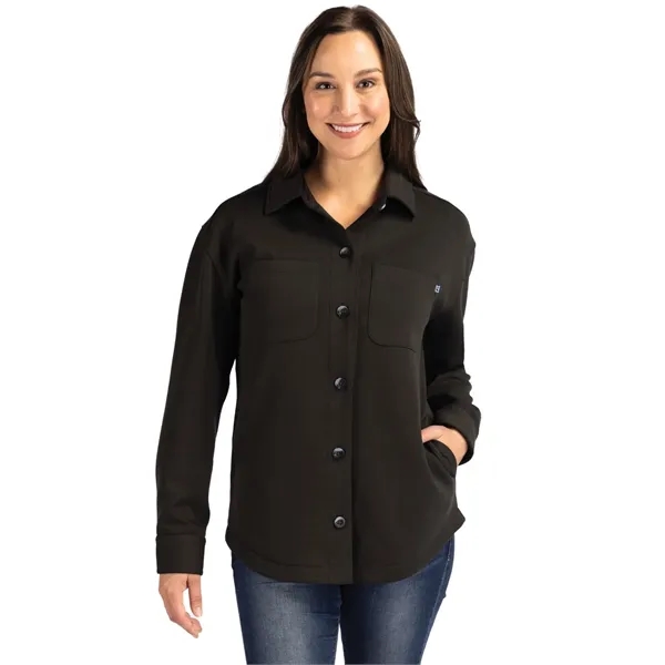 Cutter & Buck Roam Recycled Buttery-Soft Knit Womens Butt...