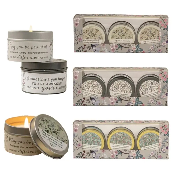4oz Tinplate Can Candle Holder Decorative Aromatherapy