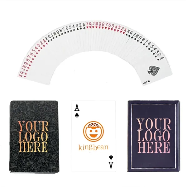 MOQ 100 Full Color Custom Poker Playing Cards