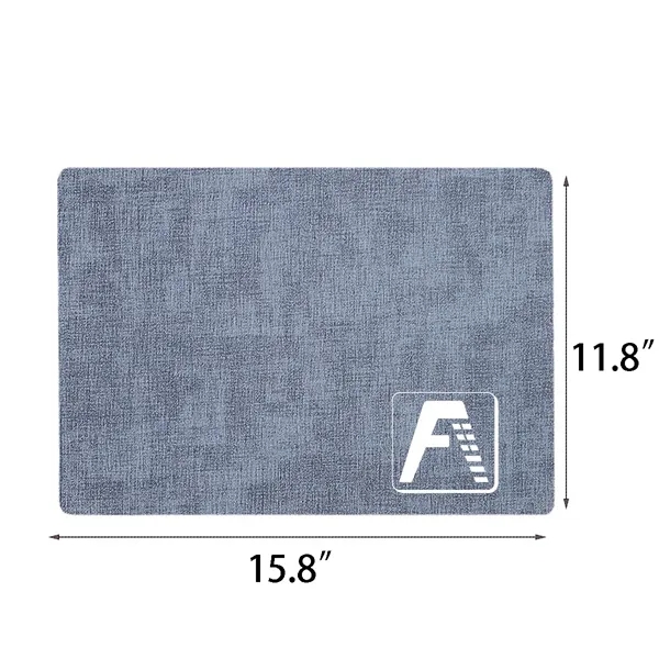Rectangular PU leather Table Mat