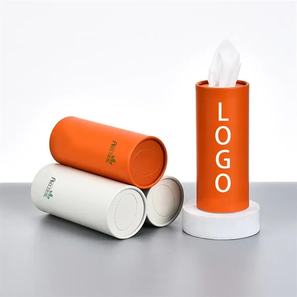 Custom Full Color Printing 2 Ply Tissue Canister