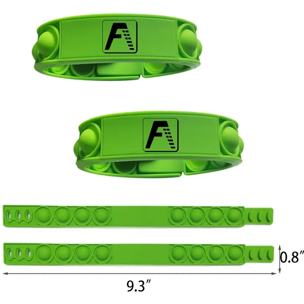 Silicone Push Bubble Wristband