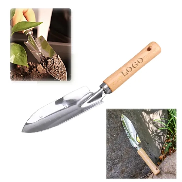 Garden Shovel with Stainless Steel Wooden Handle
