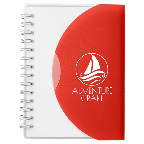 Prime Line Curve Medium Spiral Notebook 4.25" X 5.25"