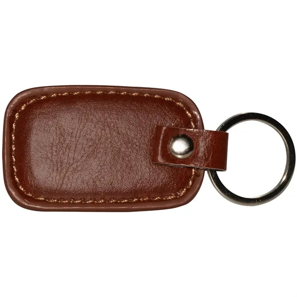 Faux Leather Keyring Rectangle
