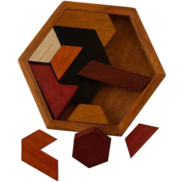 Wood Hexagon Puzzle