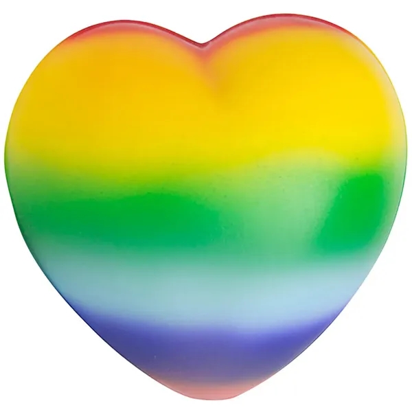 Rainbow Sweet Heart Stress Reliever