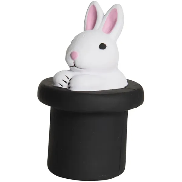 Magic White Rabbit in Top Hat Stress Reliever