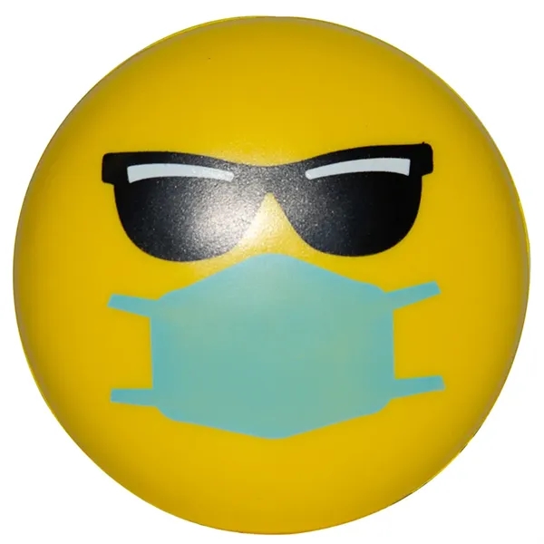 Cool PPE Emoji Disc Stress Reliever