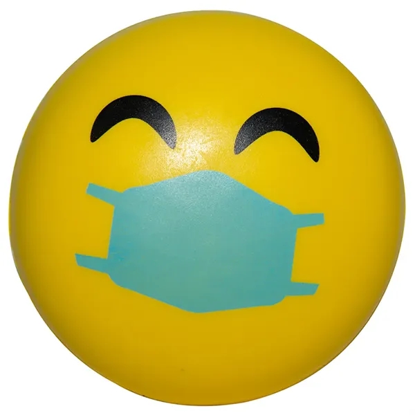 Happy PPE Emoji Disc Stress Reliever
